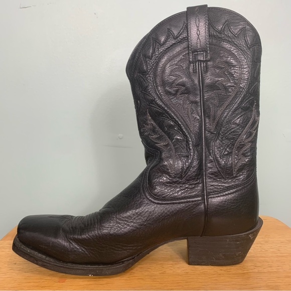 Men’s Ariat Black Legend Phoenix 10010938 Western Cowboy Boots - Picture 11 of 13